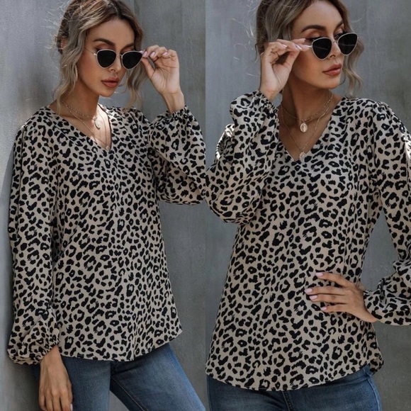 Leopard Print Top - Picture 4 of 8